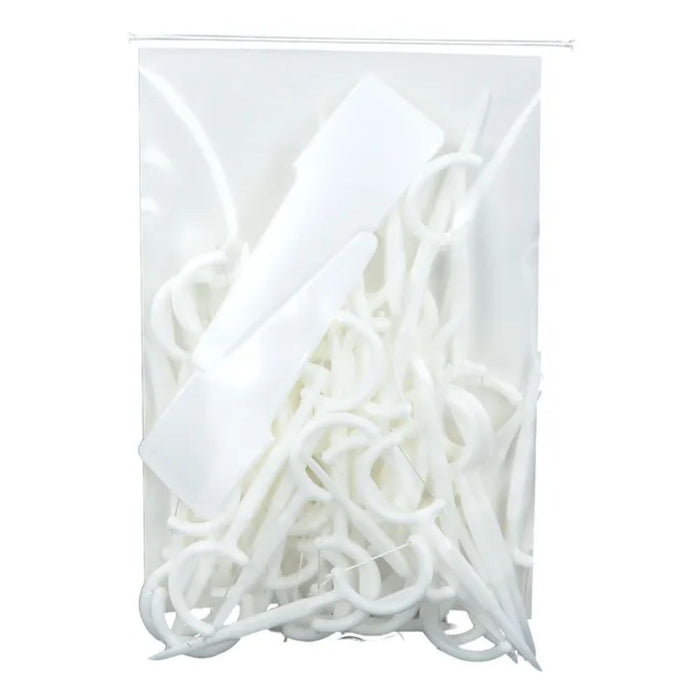 DENTO PICK ZAHNPICK MIT ZAHNSEIDE +2ETUIS, 50 St. Zahnseide
