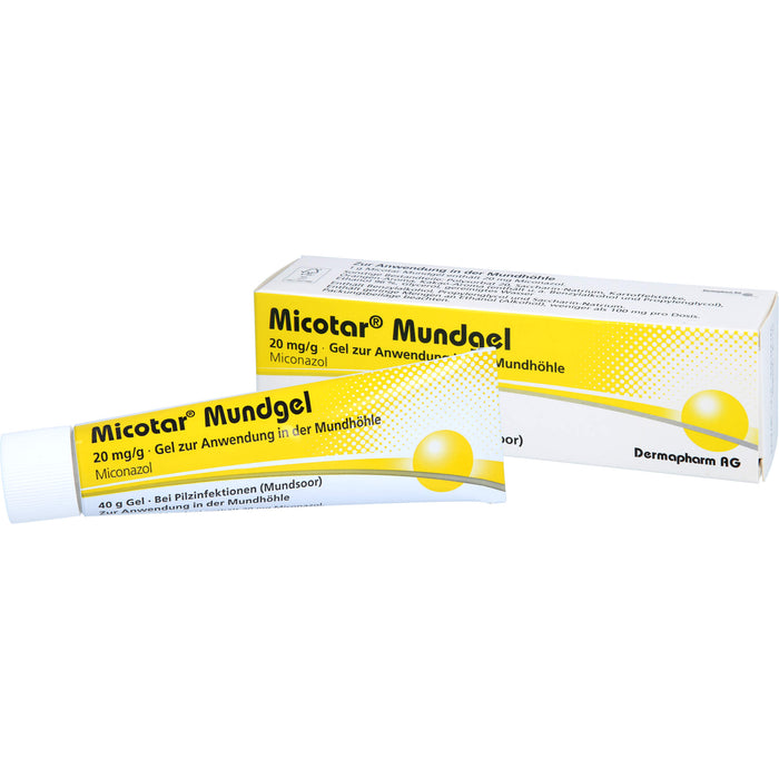 Micotar  Mundgel 20 mg/g Gel zur Anwendung in der Mundhöhle, 40 g Gel
