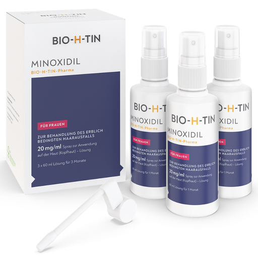Minoxidil BIO-H-TIN Pharma 20 mg/ml für Frauen, 180 ml Lösung