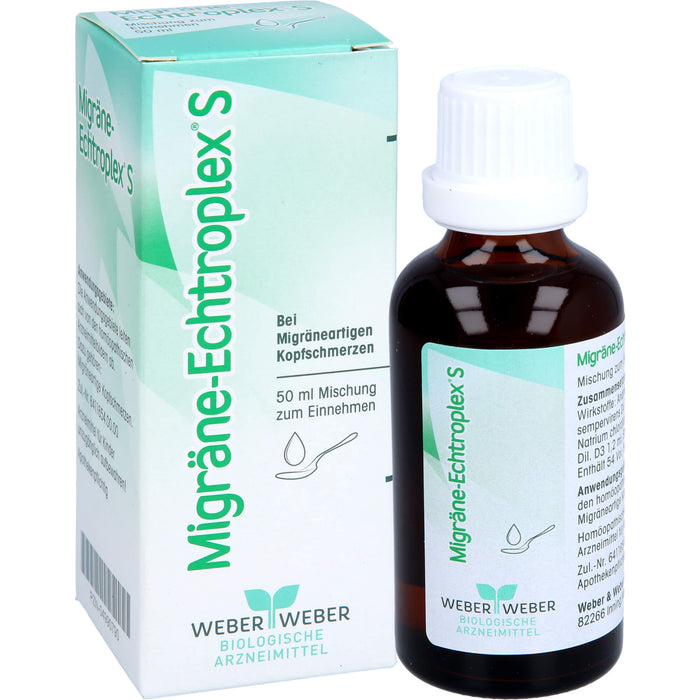 Migräne-Echtroplex S Mischung bei migräneartigen Kopfschmerzen, 50 ml Mélange