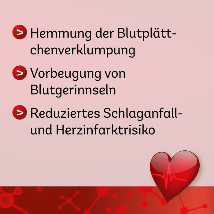 ASS Dexcel Protect 100 mg Tabletten bei Herz-Kreislauf-Erkrankungen, 100 St. Tabletten