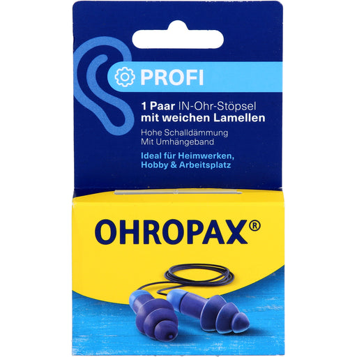OHROPAX Profi Lamellenstöpsel In-Ohr, 2 St. Ohrstöpsel