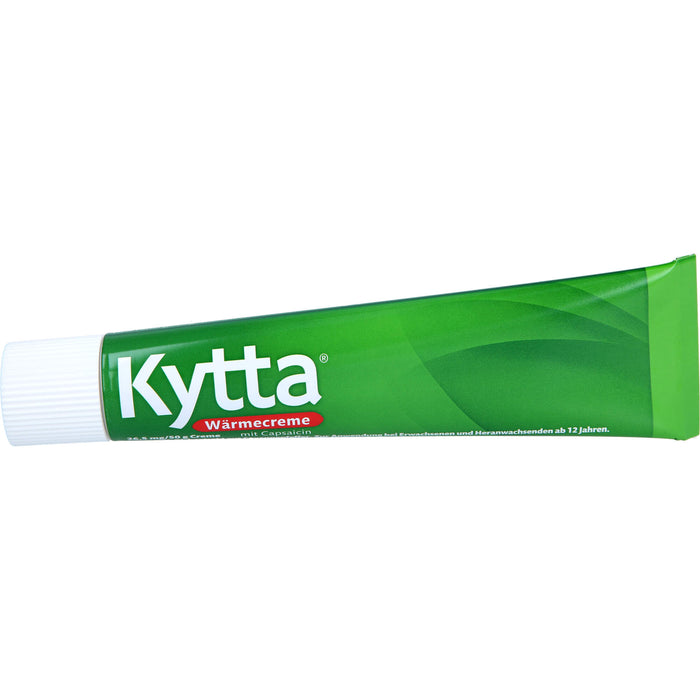 Kytta Wärmecreme mit Capsaicin gegen Muskelschmerzen & Verspannungen, 50 g Crème