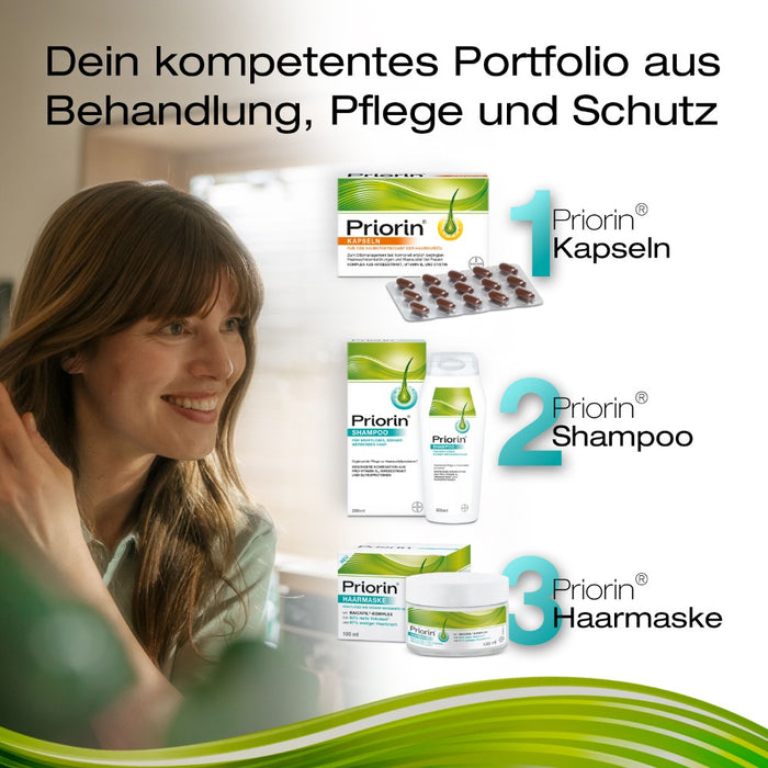 Priorin Haarmaske kraftloses und dünner werdendes Haar, 180 ml Masken