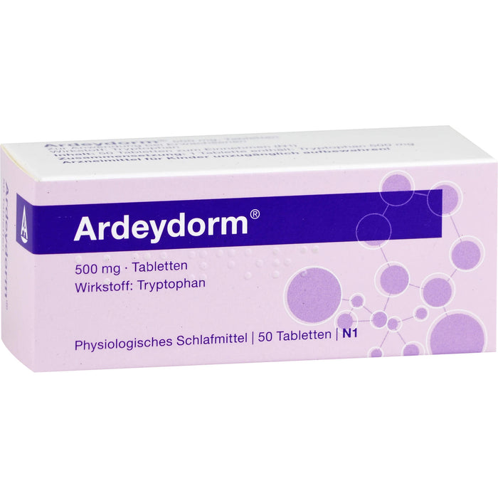 Ardeydorm Tabletten zur Erleichterung des Einschlafens, 50 pcs. Tablets