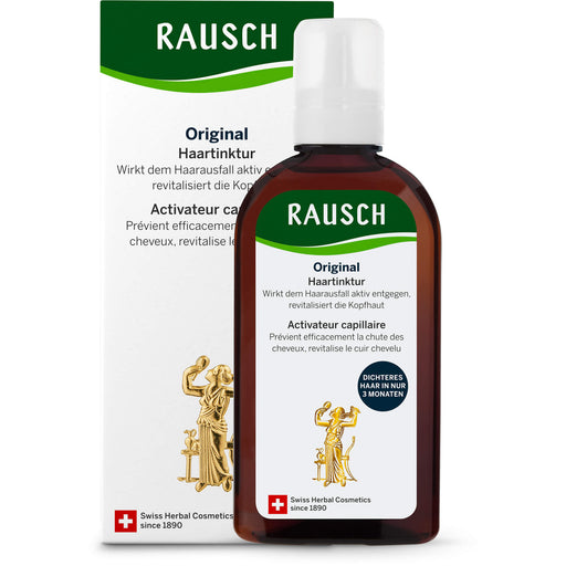 RAUSCH Original Haartinktur wirkt dem Haarausfall aktiv entgegen und revitaliiert die Kopfhaut, 200 ml Lösung