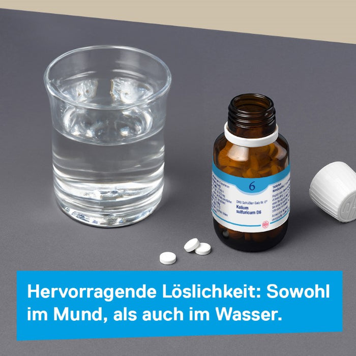 DHU Schüßler-Salz Nr. 6 Kalium sulfuricum D6, 200 pc Tablettes