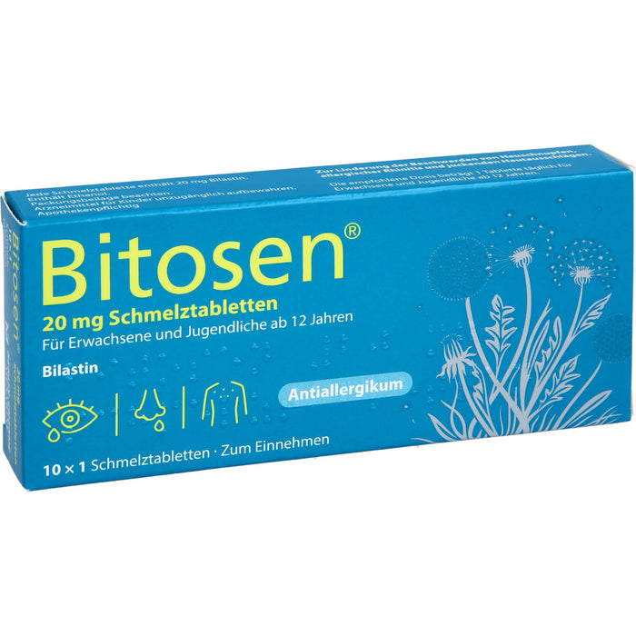Bitosen 20 mg Schmelztabletten, 10 pc Tablettes