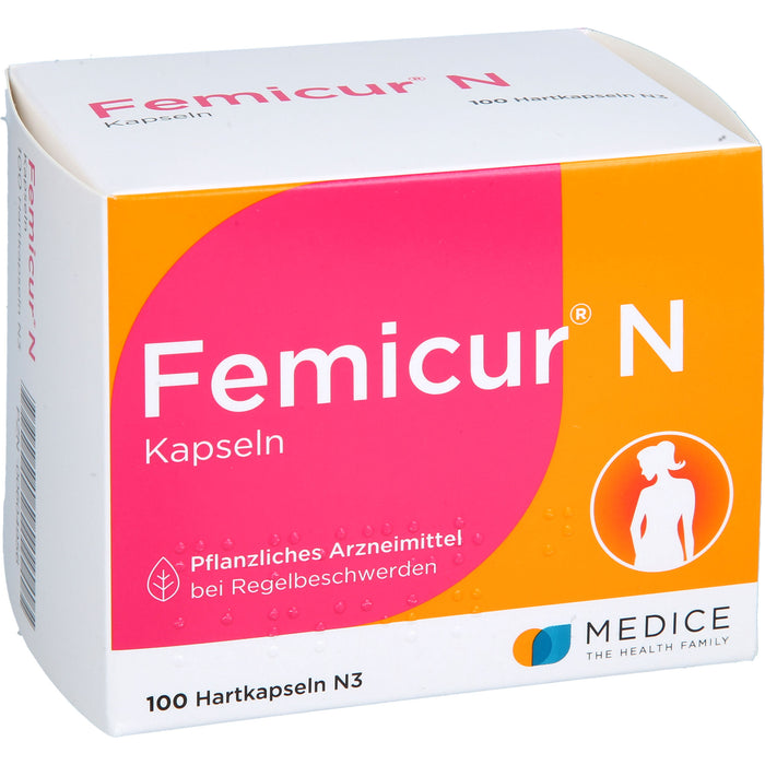 Femicur N Kapseln bei Regelbeschwerden, 100 pc Capsules