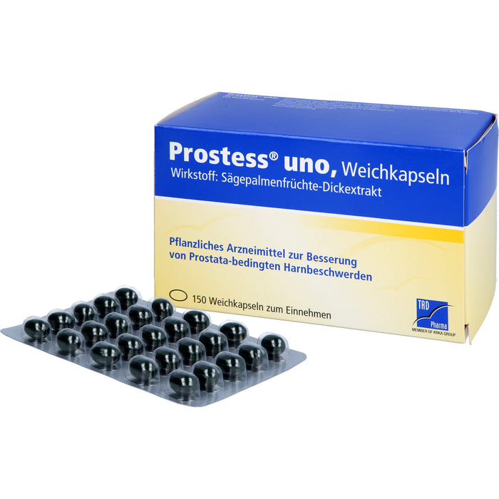 Prostess uno Weichkapseln bei prostatabedingten Harnbeschwerden, 150 pc Capsules