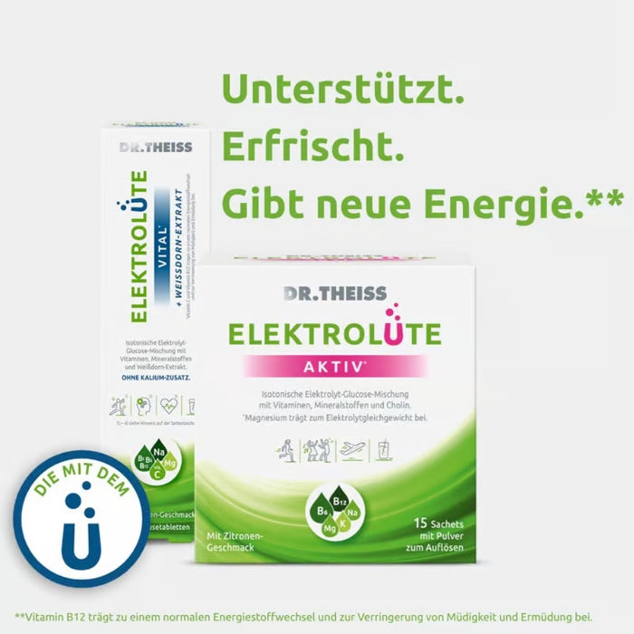 DR. THEISS Elektrolüte Vital Brausetabletten, 20 St. Brausetabletten
