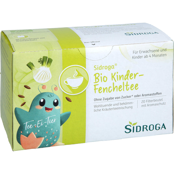 Sidroga Bio Kinder Fencheltee, 20 pc Sac filtrant