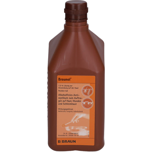 Braunol® 7,5% Lösung zur Anwendung auf der Haut, 10X1000 ml LOE