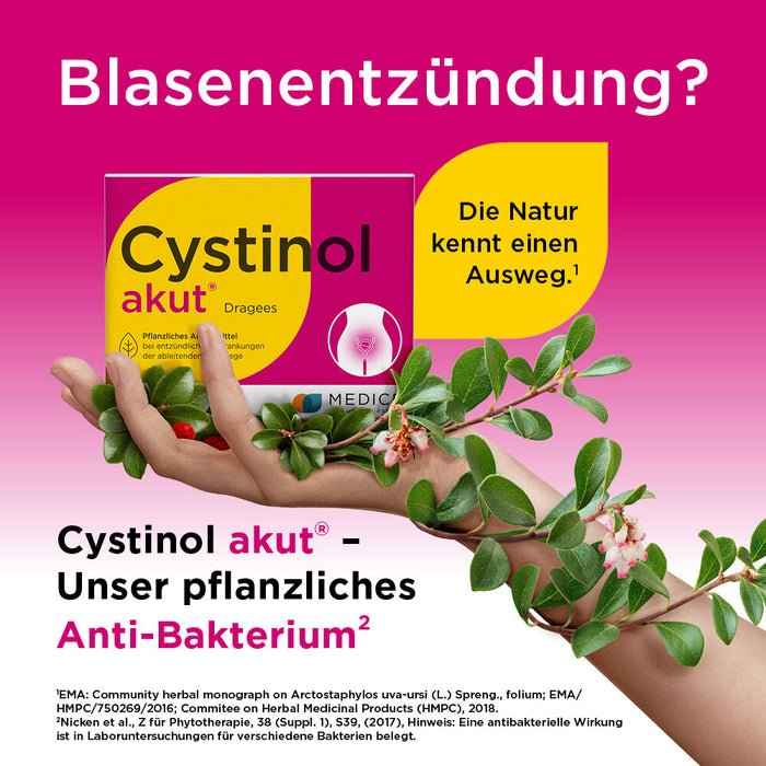 Cystinol akut Dragees bei Harnwegserkrankungen, 60 pcs. Tablets