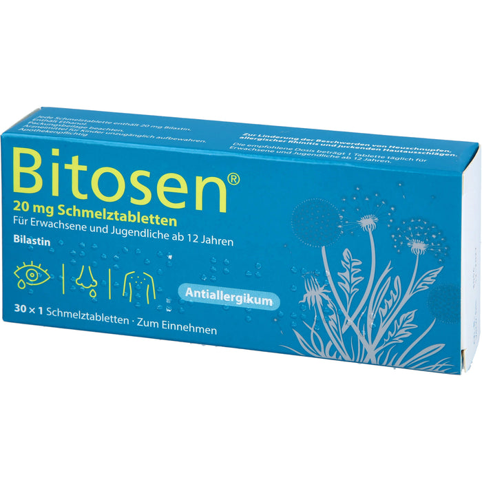 Bitosen 20 mg Schmelztabletten, 30 St. Tabletten