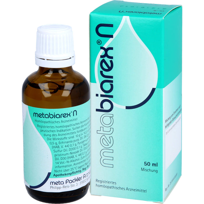 Metabiarex N Mischung bei Erkrankungen der Verdauungsorgane, 50 ml Solution