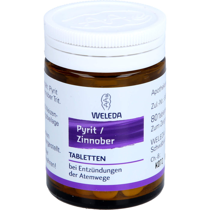 Pyrit Zinnober WELEDA Tbl., 80 pcs. Tablets
