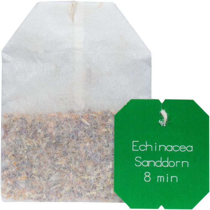 Salus Kraft der Natur Echinacea Sanddorn Kräuter-Früchtetee für das Immunsystem mit natürlichem Vitamin C aus der Acerolakirsche, 15 pc Sac filtrant