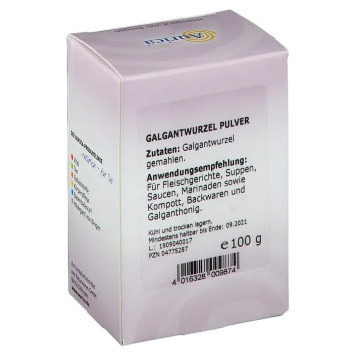 Aurica Galgantwurzel Pulver, 100 g Poudre