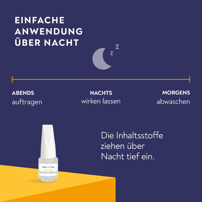 BIO-H-TIN stärkendes Nagelserum zum Aufbau kräftiger und gesunder Nägel, 3.3 ml Solution