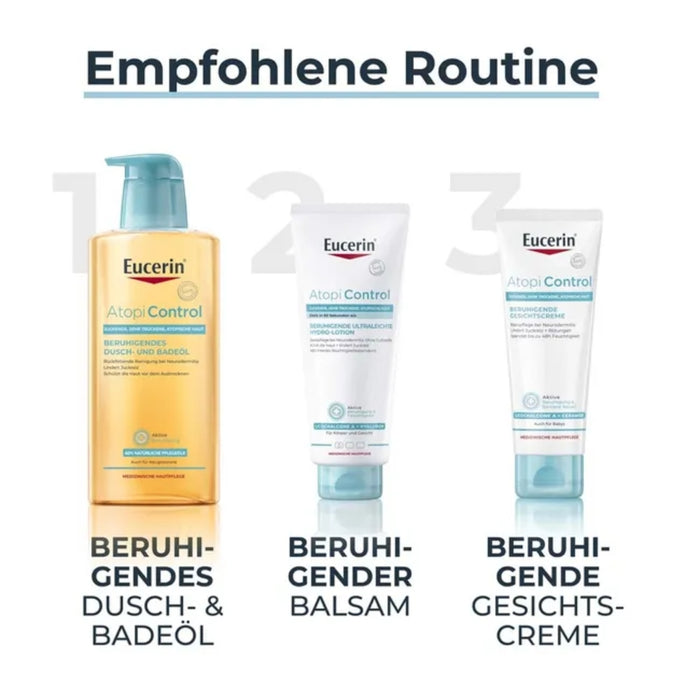 Eucerin AtopiControl beruhigendes Dusch- und Badeöl, 400 ml Gel
