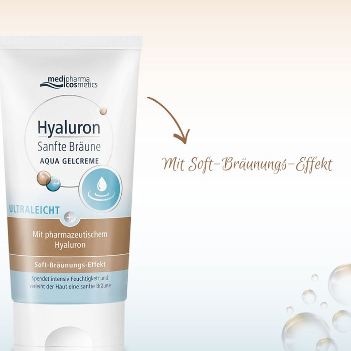 medipharma cosmetics Hyaluron Sanfte Bräune Aqua Gelcreme, 150 ml Creme