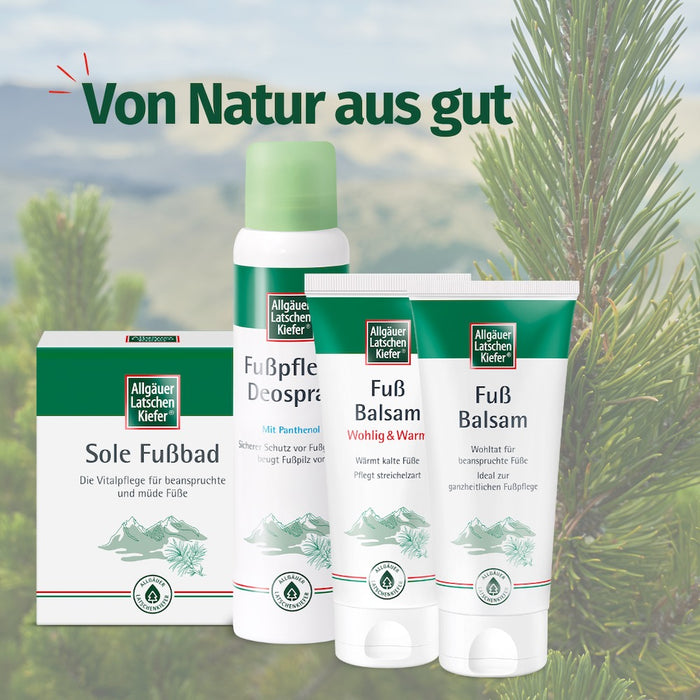 Allgäuer Latschenkiefer Fuß Balsam Wohlig & Warm, 100 ml Baume