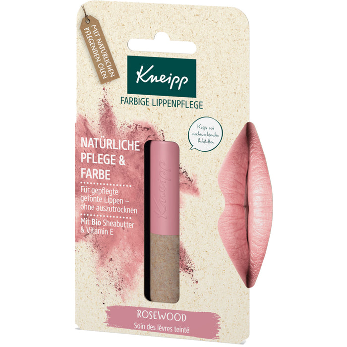 Kneipp farbige Lippenpflege Rosewood, 1 St. Stift