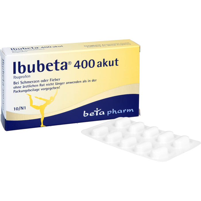 Ibubeta 400 akut Filmtabletten, 10 pcs. Tablets