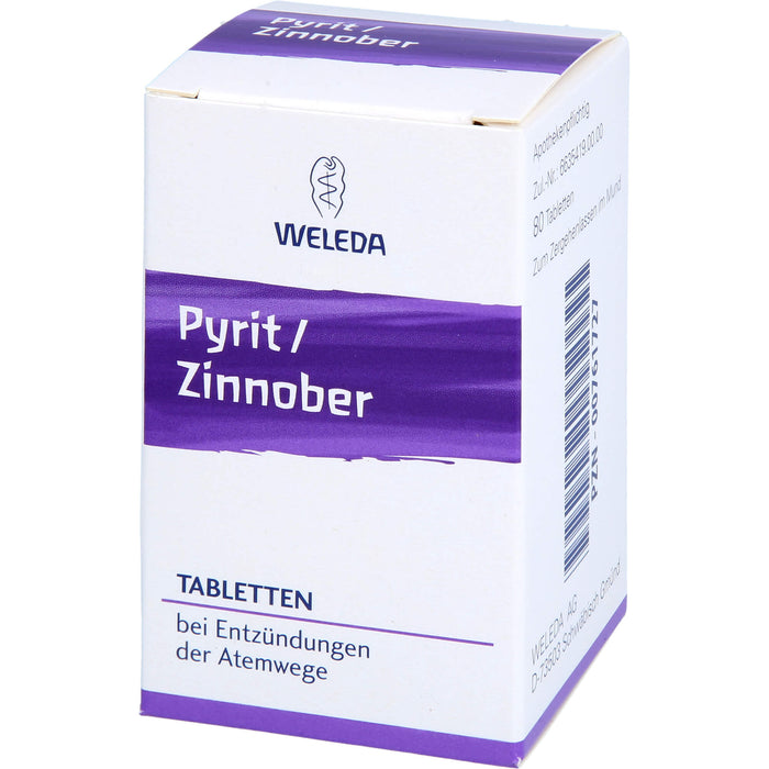 Pyrit Zinnober WELEDA Tbl., 80 pcs. Tablets