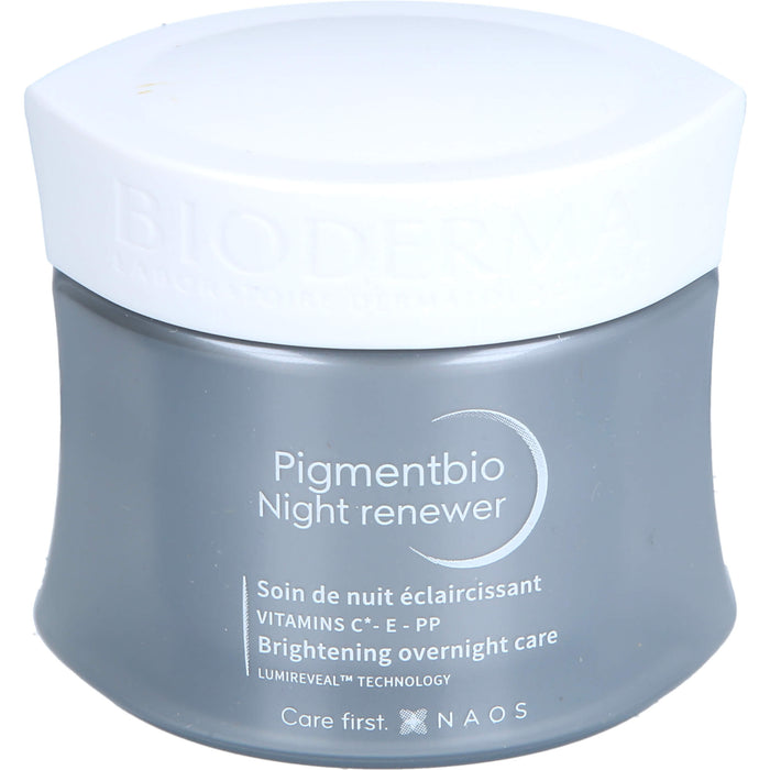 BIODERMA Pigmentbio Night Renewer aufhellende Nachtcreme für zu Pigmentflecken neigende Haut, 50 ml Crème