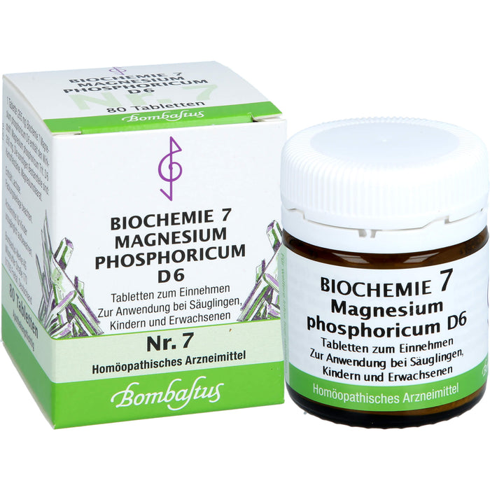 Biochemie 7 Magnesium phosphoricum Bombastus D6 Tbl., 80 pcs. Tablets