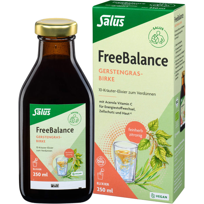 Salus FreeBalance Gerstengras-Birke Elixier bio, 249.9 ml Saft