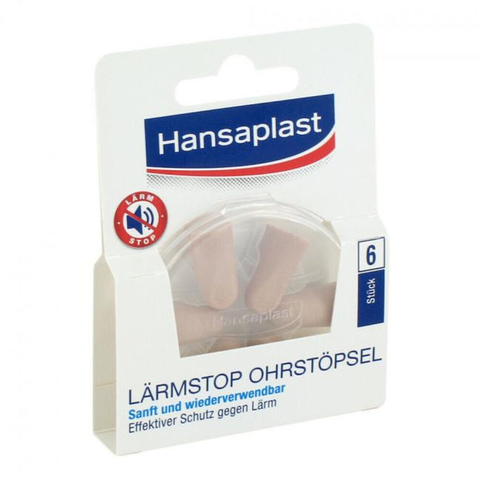 Hansaplast Lärmstop Ohrstöpsel, 6 St. Ohrstöpsel