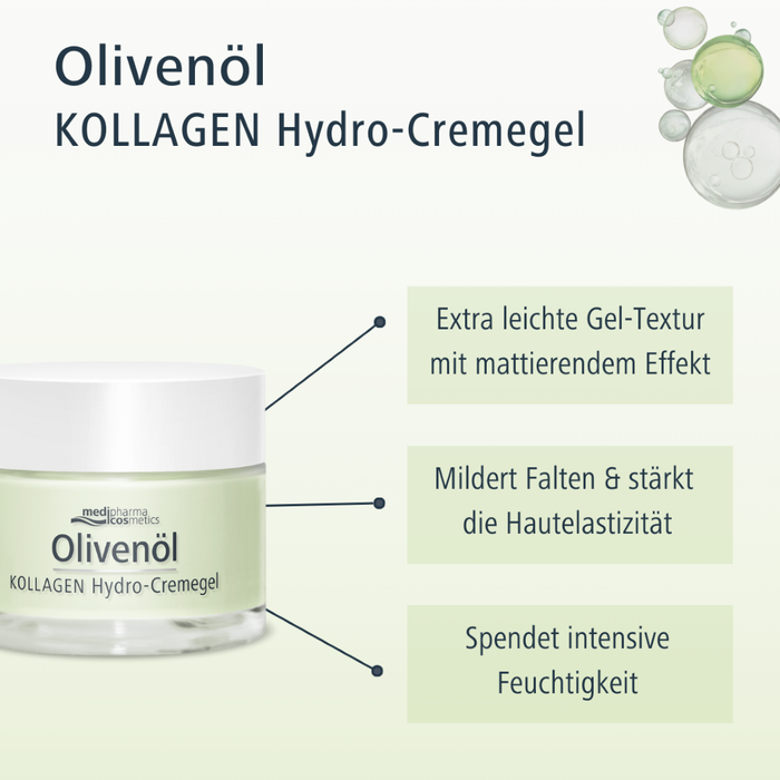 Olivenöl Kollagen Hydro-Cremegel, 50 ml Crème