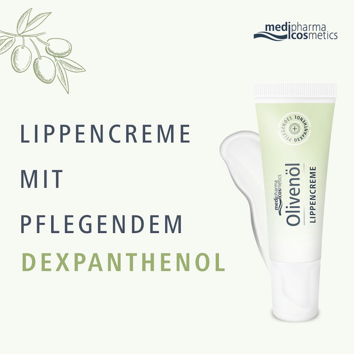 medipharma cosmetics Olivenöl Lippencreme, 10 ml Cream