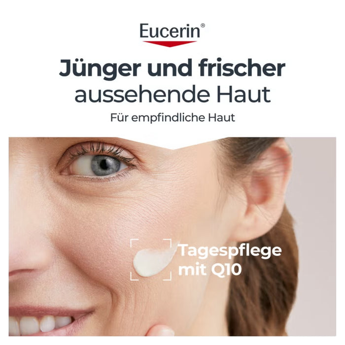 Eucerin Q10 Active für den Tag Anti-Faltenpflege für empfindliche Haut, 50 ml Crème