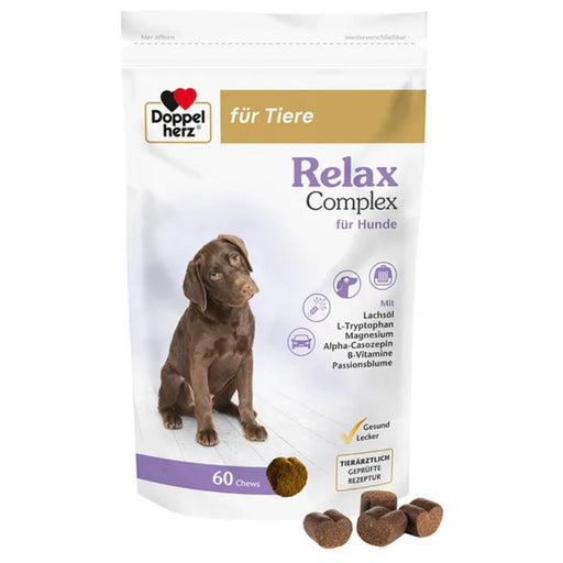Doppelherz für Tiere Relax Complex Chews für Hunde, 60 St. Gummidrops