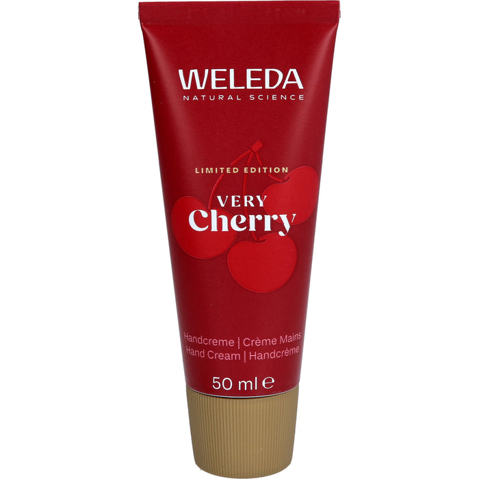 WELEDA Very Cherry Handcreme nährt und verwöhnt mit Kirschduft, 50 ml Creme