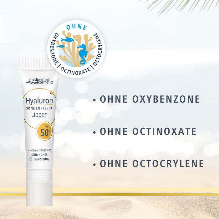 Hyaluron Sonnenpflege Lippen LSF 50+, 7 ml Cream