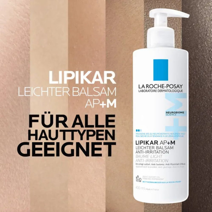 La Roche-Posay Lipikar AP+M leichter Balsam Anti Irritation, 400 ml Baume