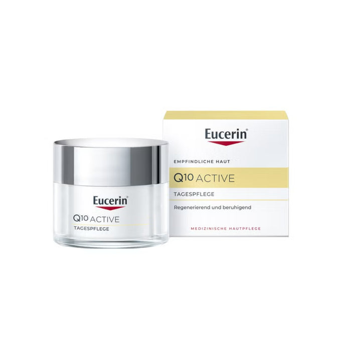 Eucerin Q10 Active für den Tag Anti-Faltenpflege für empfindliche Haut, 50 ml Creme
