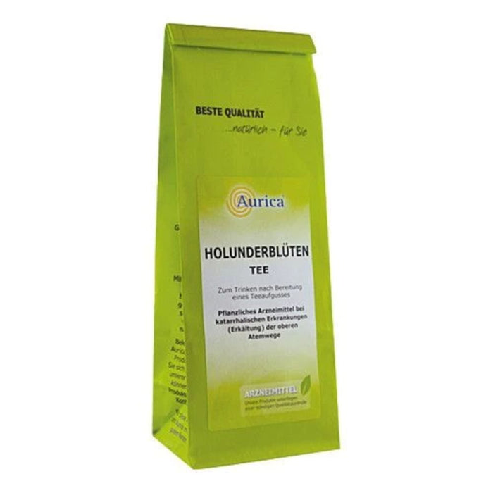 Aurica Holunderblüten Tee zur Behandlung von Erkältungskrankheiten, 70 g Tee