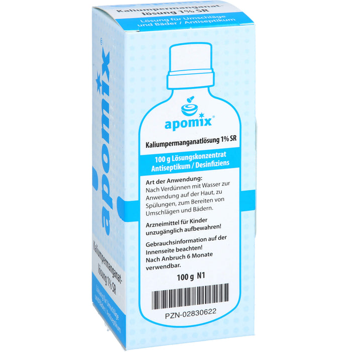Kaliumpermanganat Loesung 1% SR, 100 ml Solution