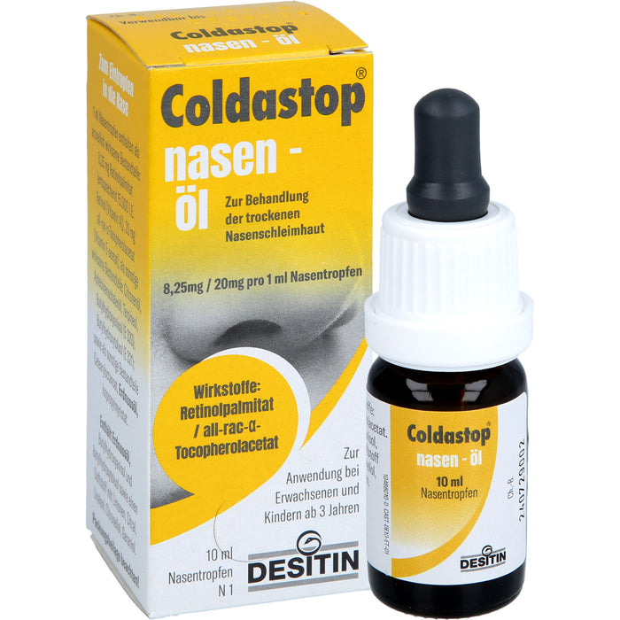 Coldastop Nasen-Öl bei trockener Nasenschleimhaut, 10 ml Öl