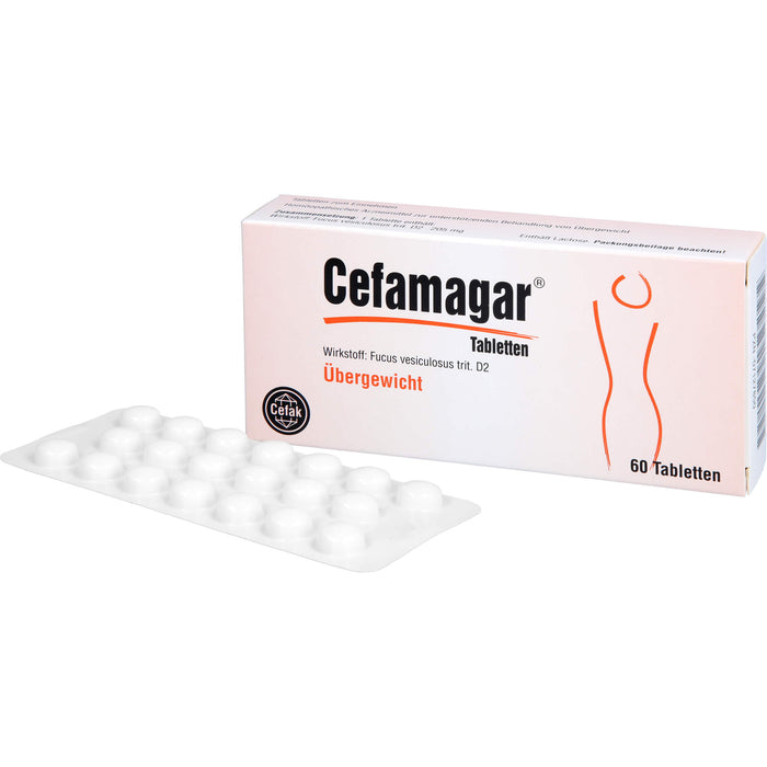 Cefamagar Tabletten bei Übergewicht, 60 St. Tabletten