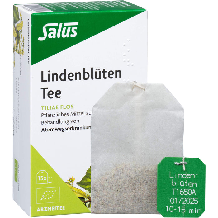 Salus Lindenblüten Arzneitee bio bei Atemwegserkrankungen, 15 pcs. Filter bag
