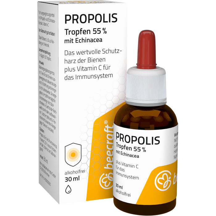 Beecraft Propolis Tropfen 55% plus Echinacea, 30 ml Tropfen