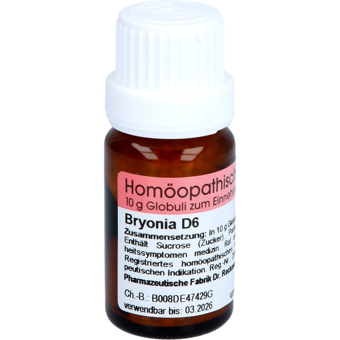 Dr. Reckeweg Bryonia D6 Globuli, 10 g Globuli