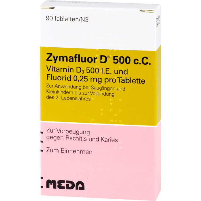 Zymafluor D 500 c.C., Tabletten, 90 pcs. Tablets